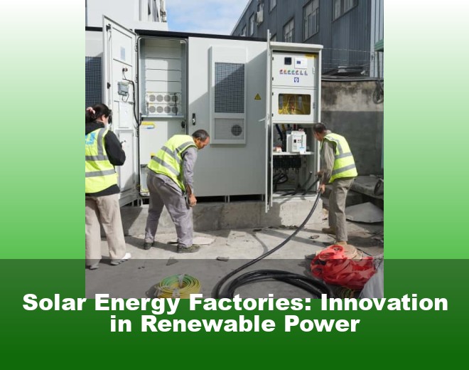 Solar Energy Factories: Innovation in Renewable Power
